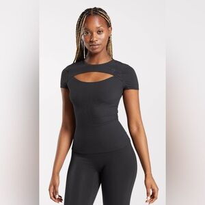 Gymshark elevate top black size large